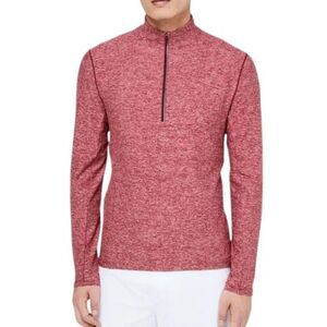 Lululemon Surge Warm 1/2 Zip *Heathered Dark Sport Red